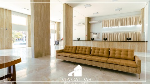 Apartamento um quarto a venda no Piazza diRoma | Caldas Novas