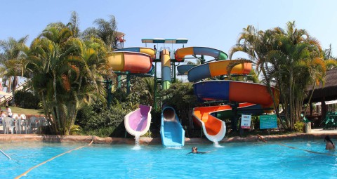 Lagoa Termas Parque e Lagoa EcoPraia em Caldas Novas