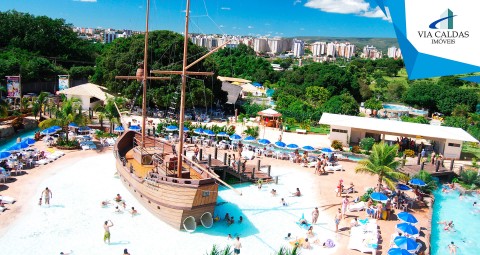 Piazza diRoma em Caldas Novas