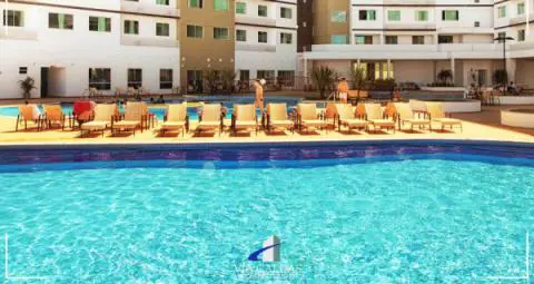 Aluguel para temporada no Riviera Park Thermas Flat Service em Caldas Novas