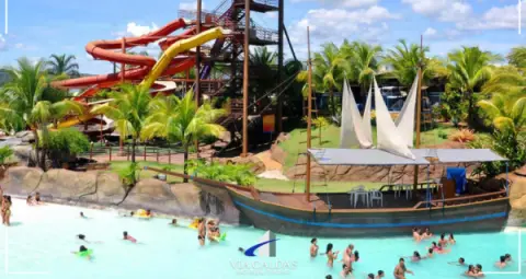 Ingresso Náutico Praia Clube em Caldas Novas